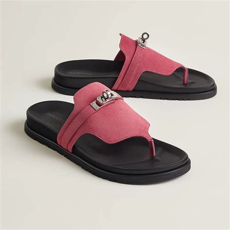 hermes sandals lock